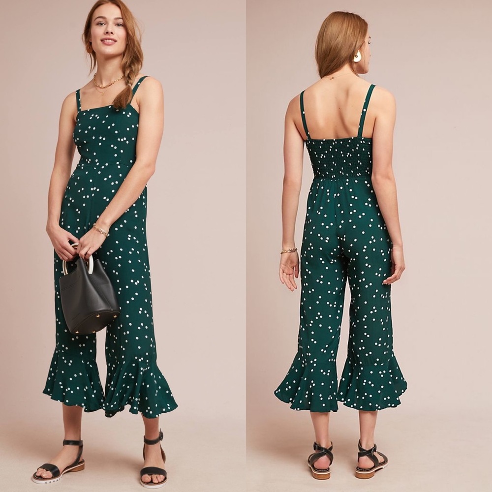 FINAL PRICE Faithfull The Brand Lea Polka Dot Jumpsuit - Picture 2 of 6